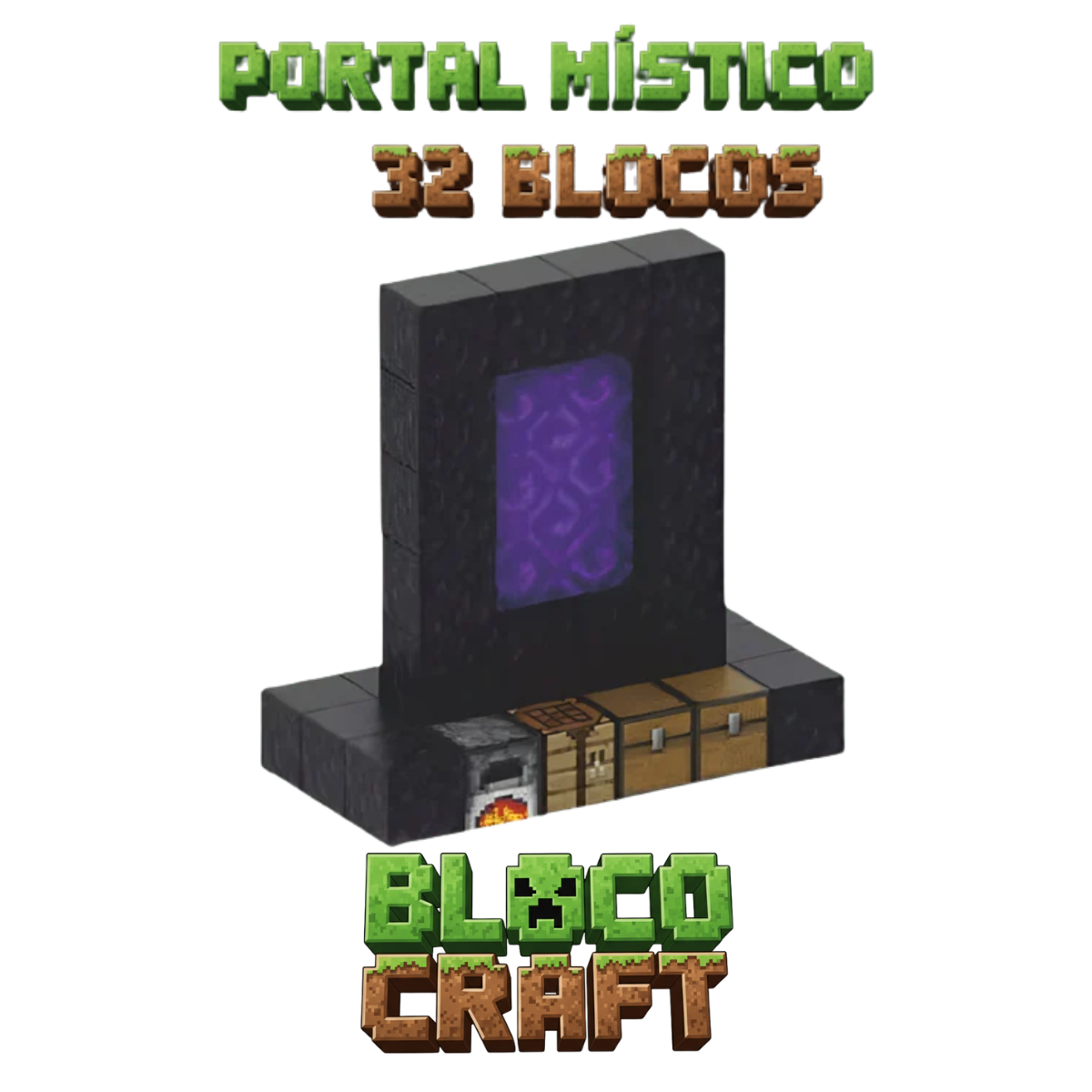 Portal Místico Minecraft® (32 Blocos)