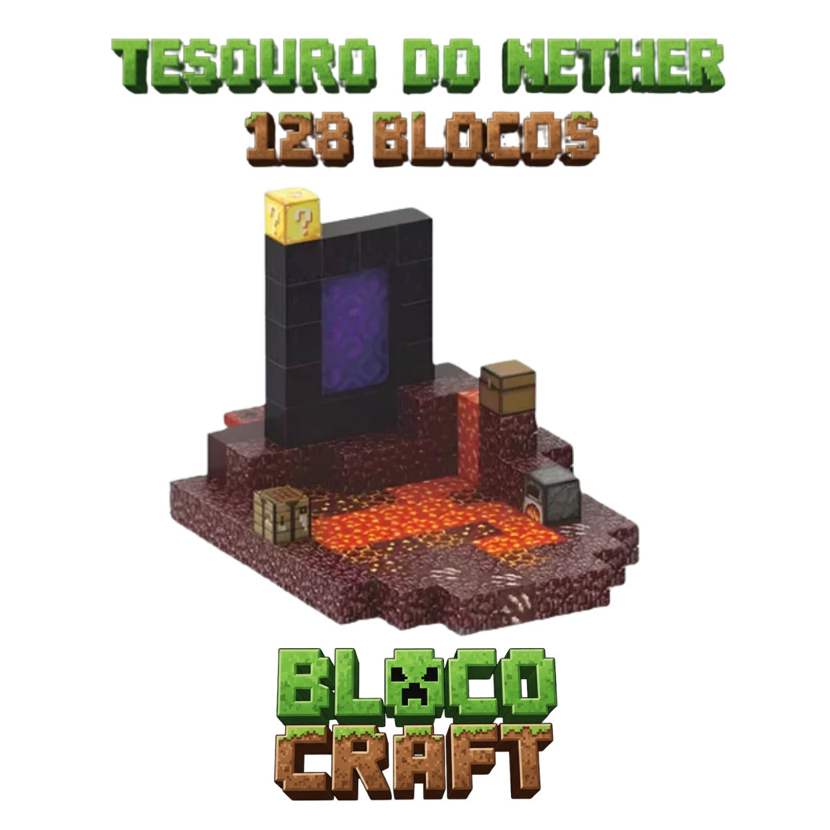 Tesouro do Nether Minecraft® (128 Blocos)