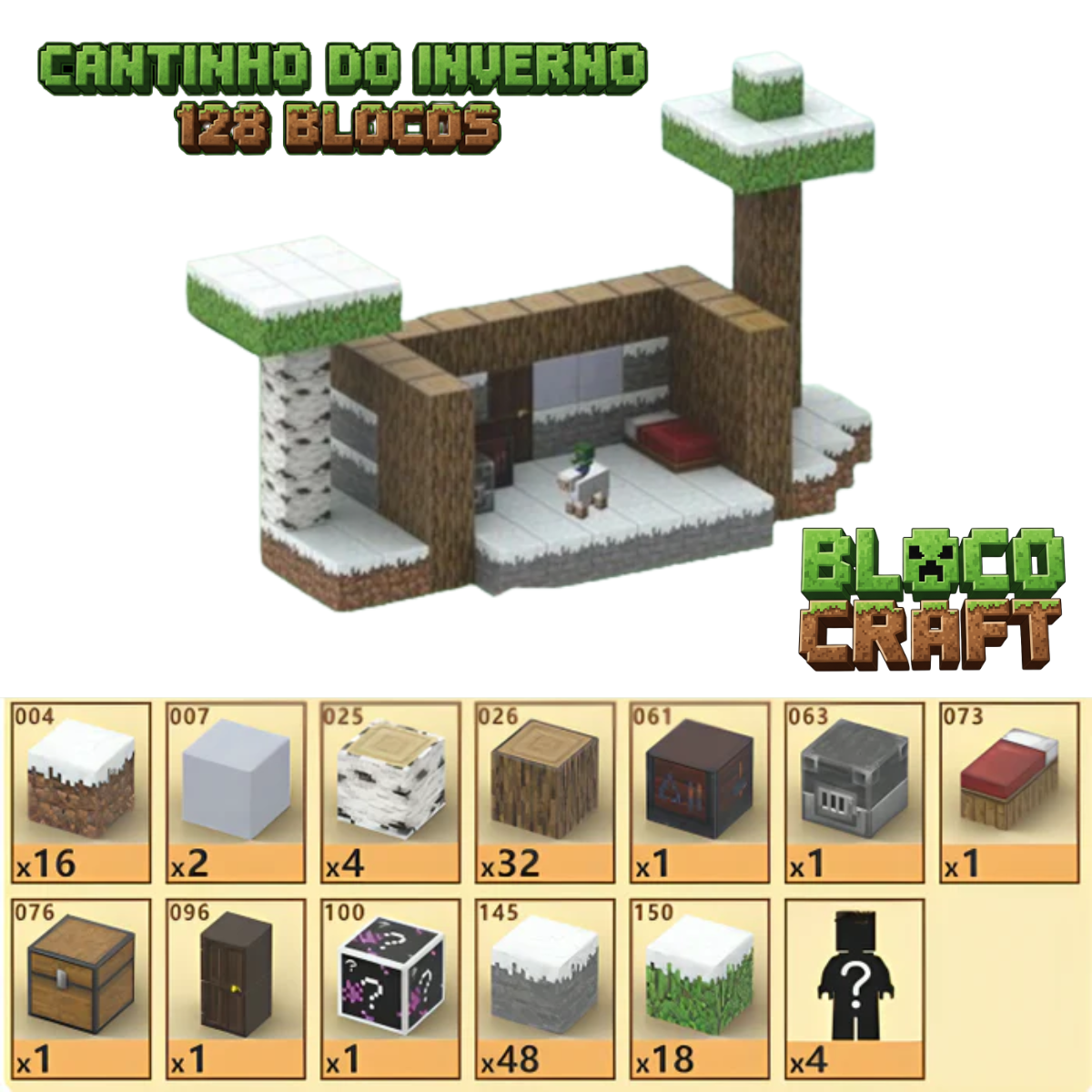 Cantinho do Inverno® (128 Blocos)