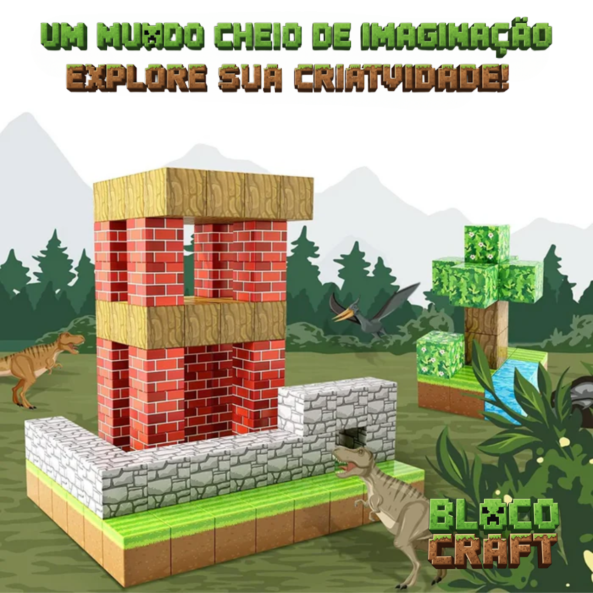 Portal do Nether Minecraft® (32 Blocos)