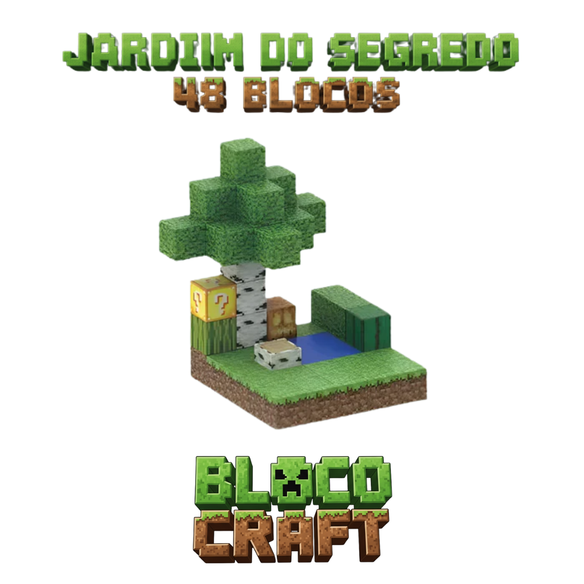 Jardim do Segredo Minecraft® (48 Blocos)